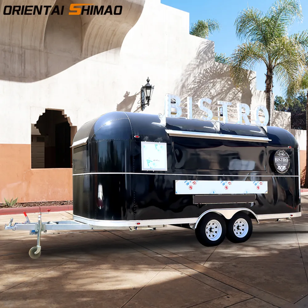 Prikolica za hrano Oriental shimao black airstream