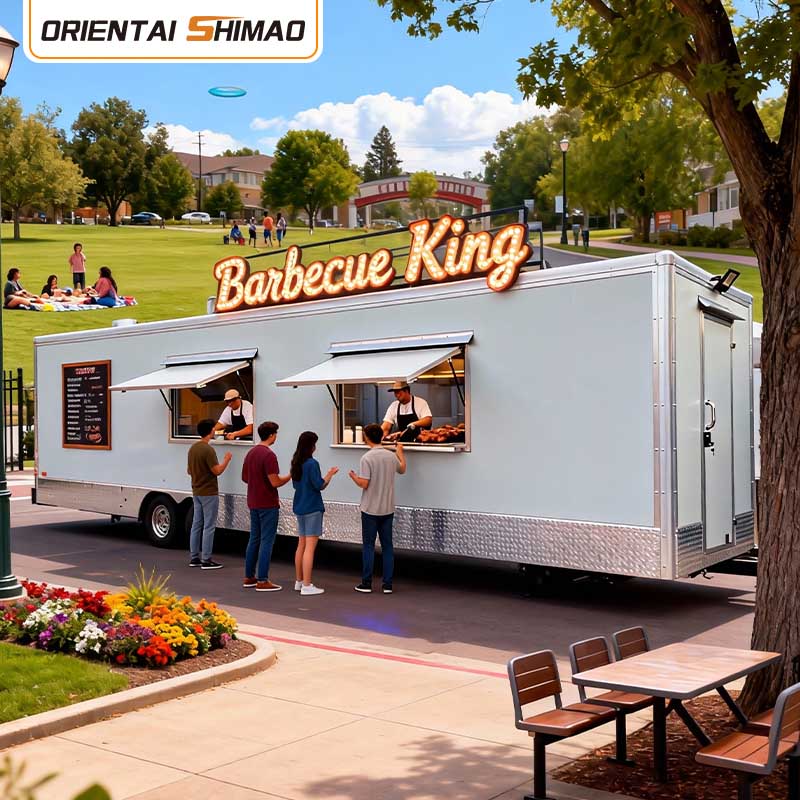 Voziček za sladoled Gelato Dessert Churros Mobilni catering Prikolica s hrano Ulični tovornjak s hrano