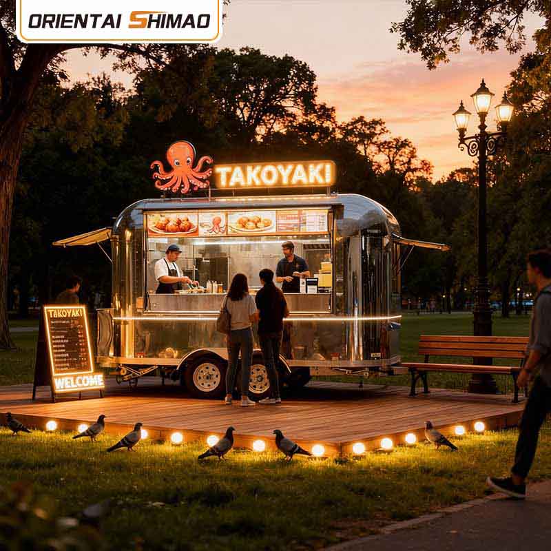 Prikolica za sladoled Street Food Mobile Catering Tovornjak s hrano